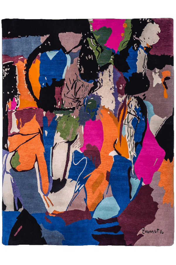 Alfombra José Luis Zumeta, Nepal. 194x160 cms. - Imagen 2