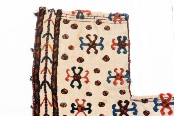 Kamseh Arabic horse blanket from Iran. 160x150 cms. - Image 3