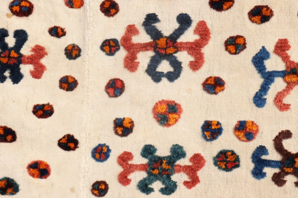 Kamseh Arabic horse blanket from Iran. 160x150 cms. - Image 4