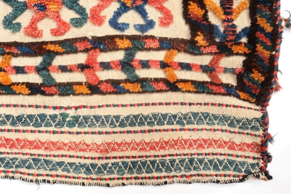 Kamseh Arabic horse blanket from Iran. 160x150 cms. - Image 5