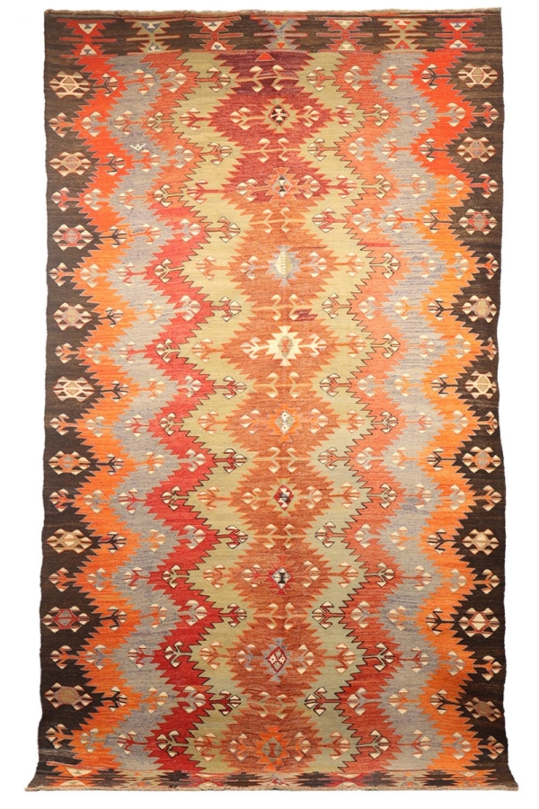Kilim antiguo de Afyon, Turquía. 293x171 cms.