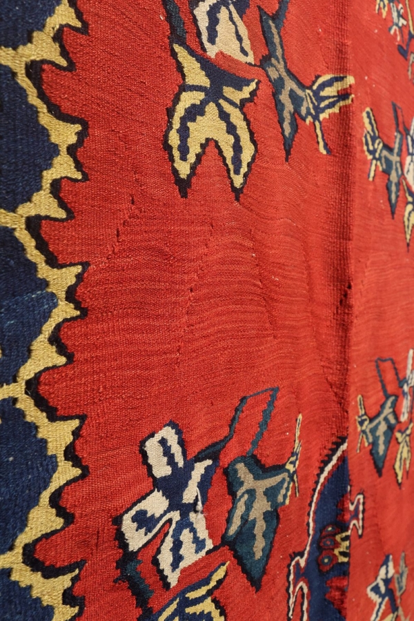 Antique kilim from Senneh, Iran. 290x155 cms. - Image 3