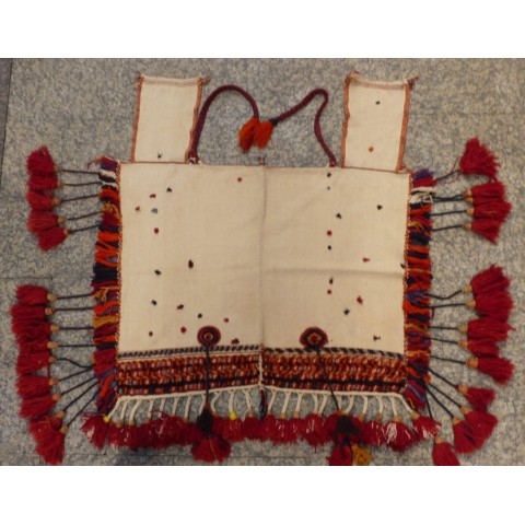 Manta para caballo Qashqai de Irán, 132x107 cms.