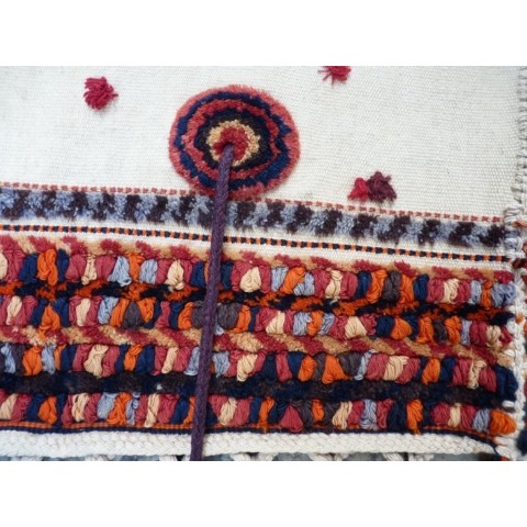 Manta para caballo Qashqai de Irán, 132x107 cms.