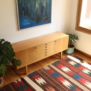 Kilim antiguo de Sirvan, Azerbaiyán. 252x158 cms.