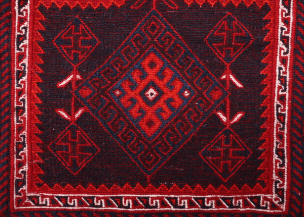 Semi-antique Bakhtiari salt bag from Iran. 50x39 cms. - Image 3
