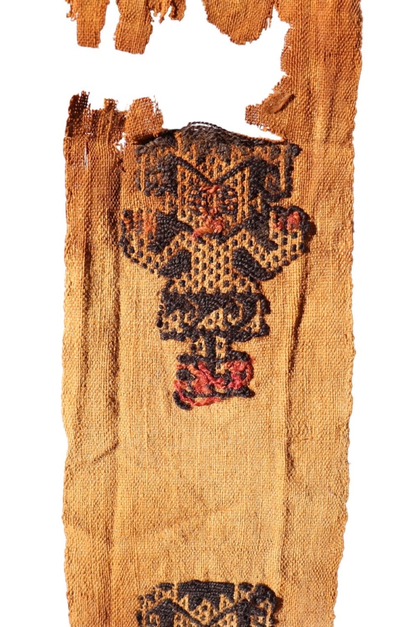 Antique Huari or Wari Culture textile from Peru. 133x6,5 cms - Image 5