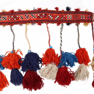 Banda semi antigua Qashqai, Irán. 68x8 cms.