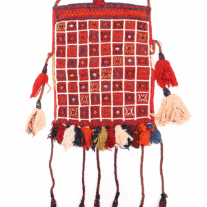 Bolsa o chanteh semi antigua Qashqai, Irán. 41x31 cms