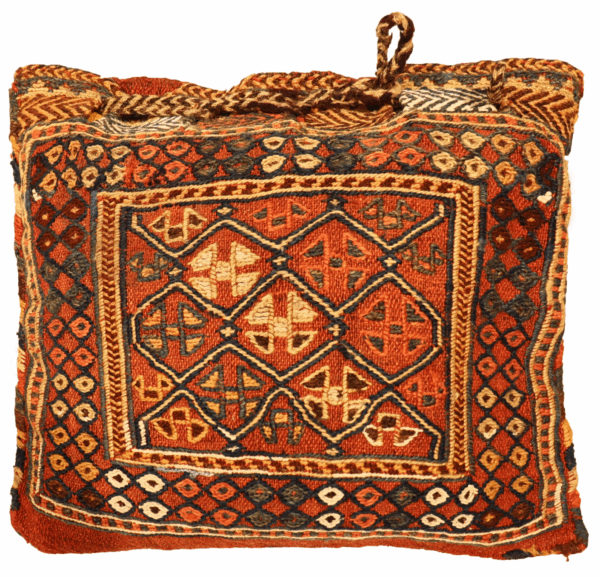 Bolsa o chanteh antigua Luri, Irán. 40x47 cms