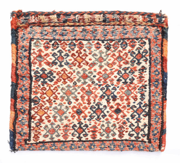 Bolsa o chanteh antigua Bakthtiari, Irán. 38x44 cms