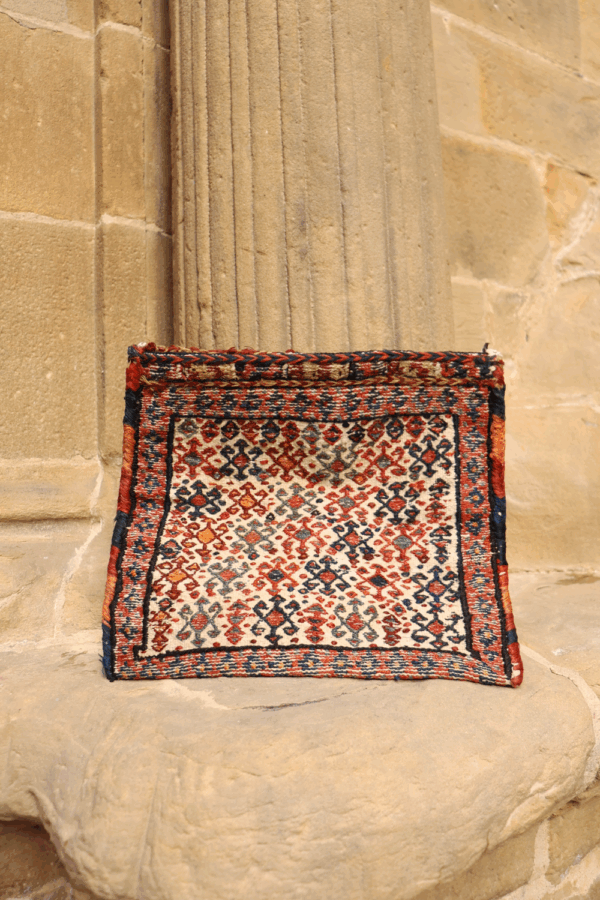 Bolsa o chanteh antigua Bakthtiari, Irán. 38x44 cms - Imagen 5