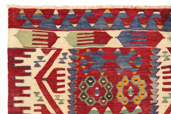 Semi antique Kilim from Gine, Turkey. 110x83 cms. - Image 3