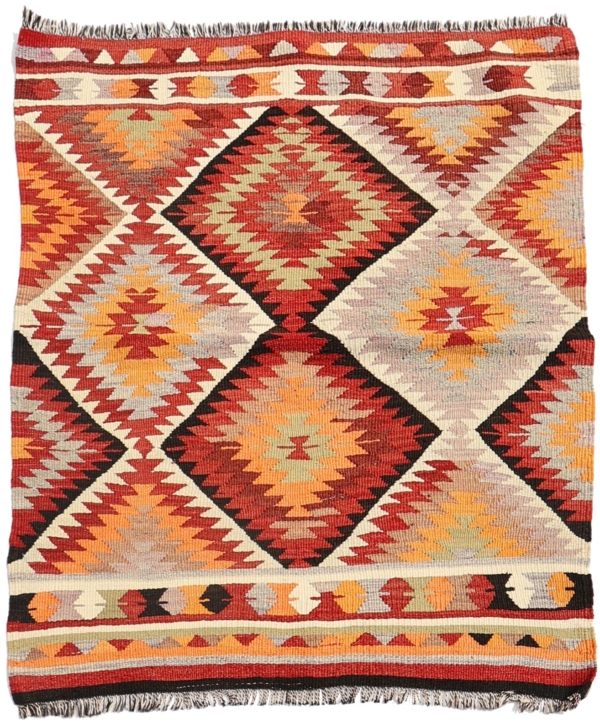 Kilim vintage de Antalya, Turquía. 125x103 cms. - Imagen 2