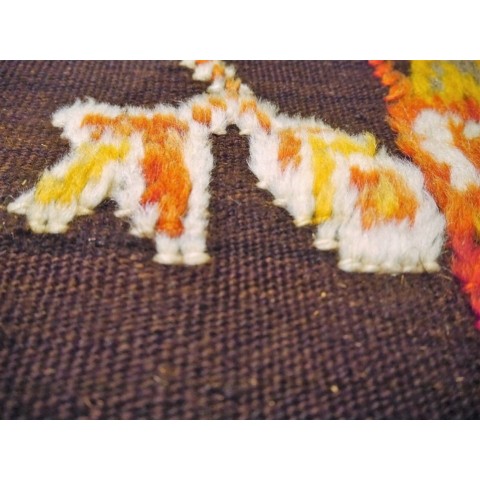 Kilim Bereber de Marruecos, 105x110 cms.