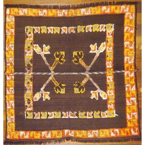 Kilim Bereber de Marruecos, 105x110 cms.