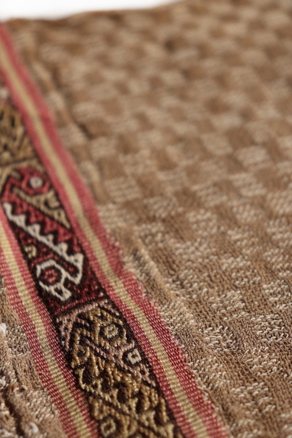 Chancay textile from Peru. 23x20 cms - Image 5