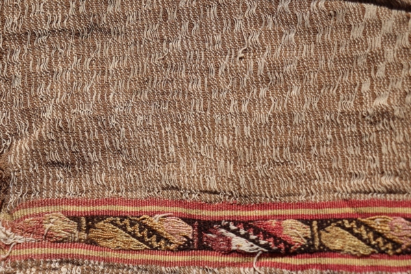 Chancay textile from Peru. 23x20 cms - Image 6