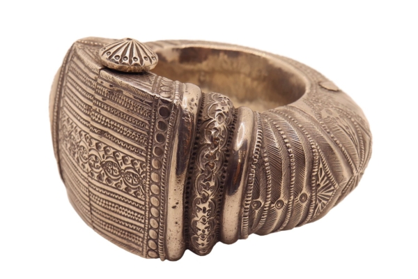 Brazalete Belouch de Afganistán, 10 cms diam. 291 gr.