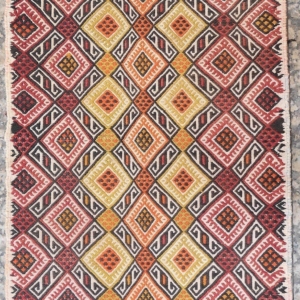 Kilim yastik de Turquía, 80x50 cms.