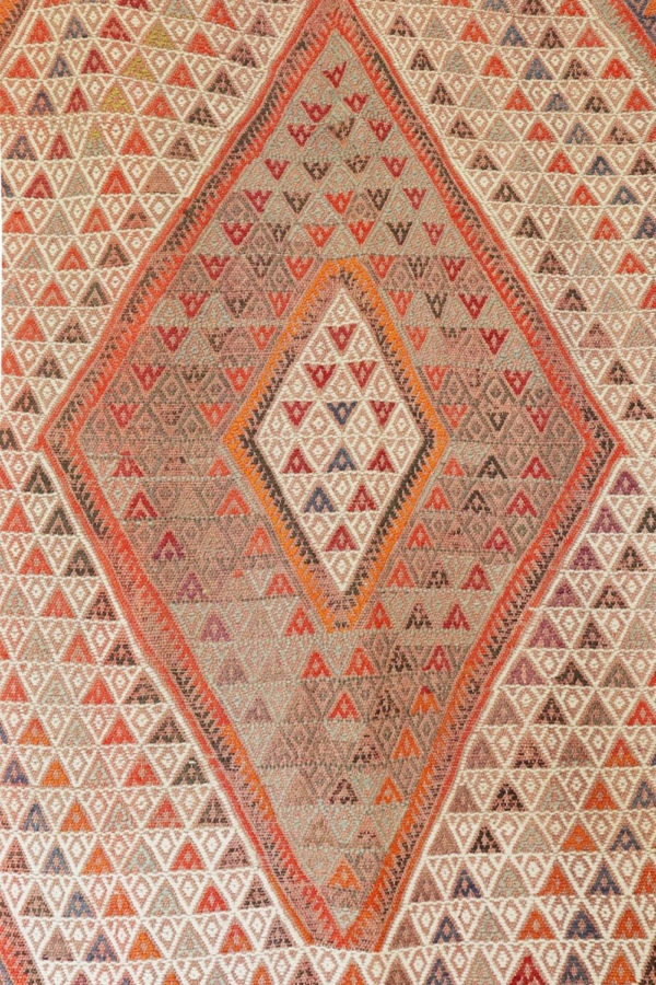 Kilim semi antiguo de Karapinar, Turquía. 325x130 cms. - Imagen 3