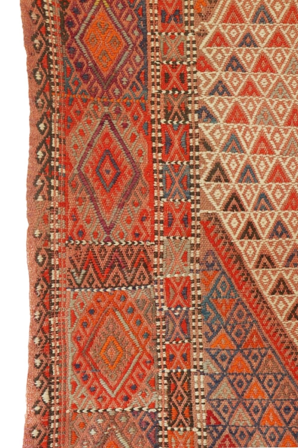 Kilim semi antiguo de Karapinar, Turquía. 325x130 cms. - Imagen 6