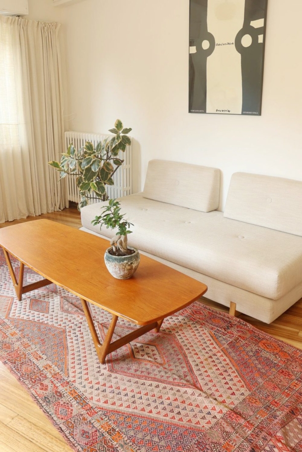 Kilim semi antiguo de Karapinar, Turquía. 325x130 cms. - Imagen 4