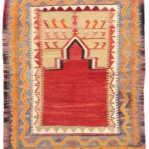 Kilim from Akviran, Turkey. 132x111  cms.