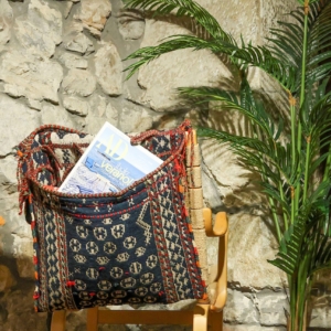 Alforjas antiguas Qashqai de Irán, 93X53 cms
