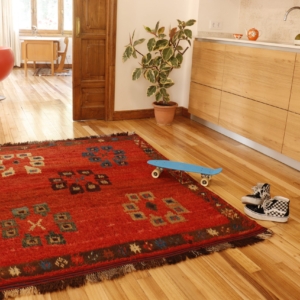 Antique Julkhyr rug from Uzbekistan. 196x164 cms