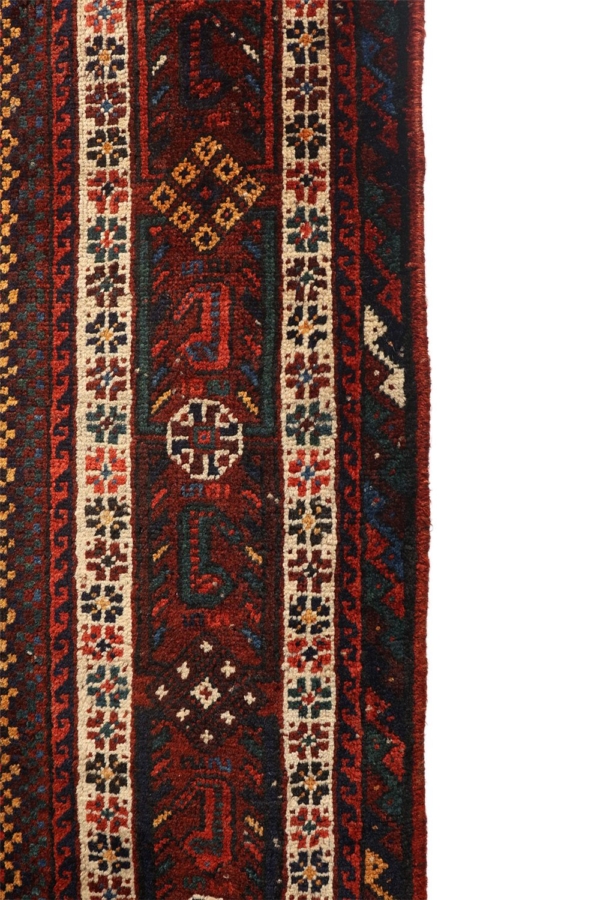 Alfombra antigua Khamseh árabe, Irán. 230x170 cms - Imagen 9
