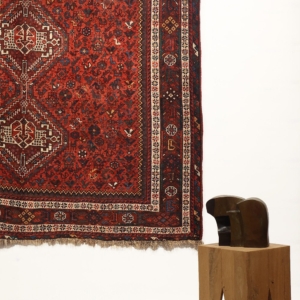 Antique Arab Khamseh rug from Iran. 230x170 cms