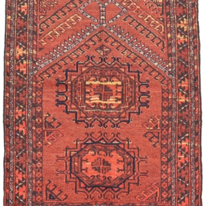 Antique Turkman Sarooq Murichaq rug from Afghanistan. 111x80 cms
