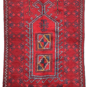 Alfombra antigua Uzbeka, Afganistán. 116x83 cms