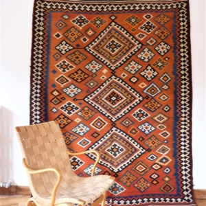 Kilim Qashqai de Irán, 259x171 cms