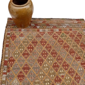 Kuccuklu vintage kilim from Turkey, 200x150 cms