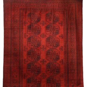 Antique Ersari Aqcha Turkoman rug from Afghanistan. 330x261 cms
