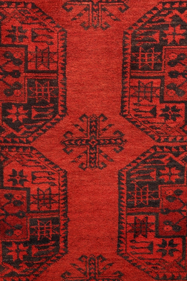 Alfombra antigua Ersari Aqcha turkomana, Afganistán. 330x261 cms - Imagen 5