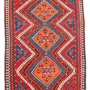 Semi antique kilim from Shiraz, Iran. 340x204 cms