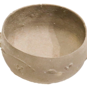 Taza de beber (scyphus) de terracotta . Imperio romano. Siglos I-III d.c., 10x 4 cms