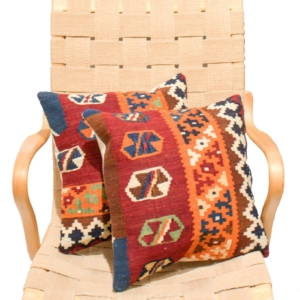 Cojín étnico de kilim, 40x40 cms