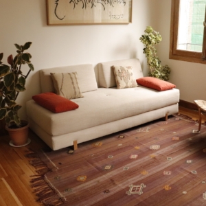 Kilim vintage de Dogubayazit, Turquía. 226x180 cms
