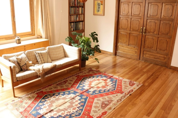 Vintage Cukurhuyu kilim from Turkey. 265x160 cms - Image 6
