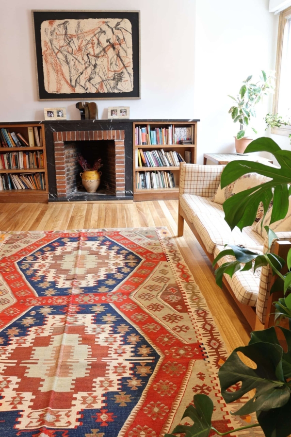 Vintage Cukurhuyu kilim from Turkey. 265x160 cms - Image 2