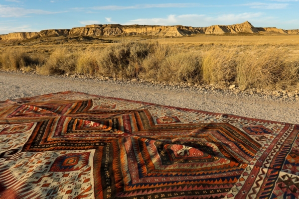Antique Fethiye kilim from Turkey. 265x160 cms