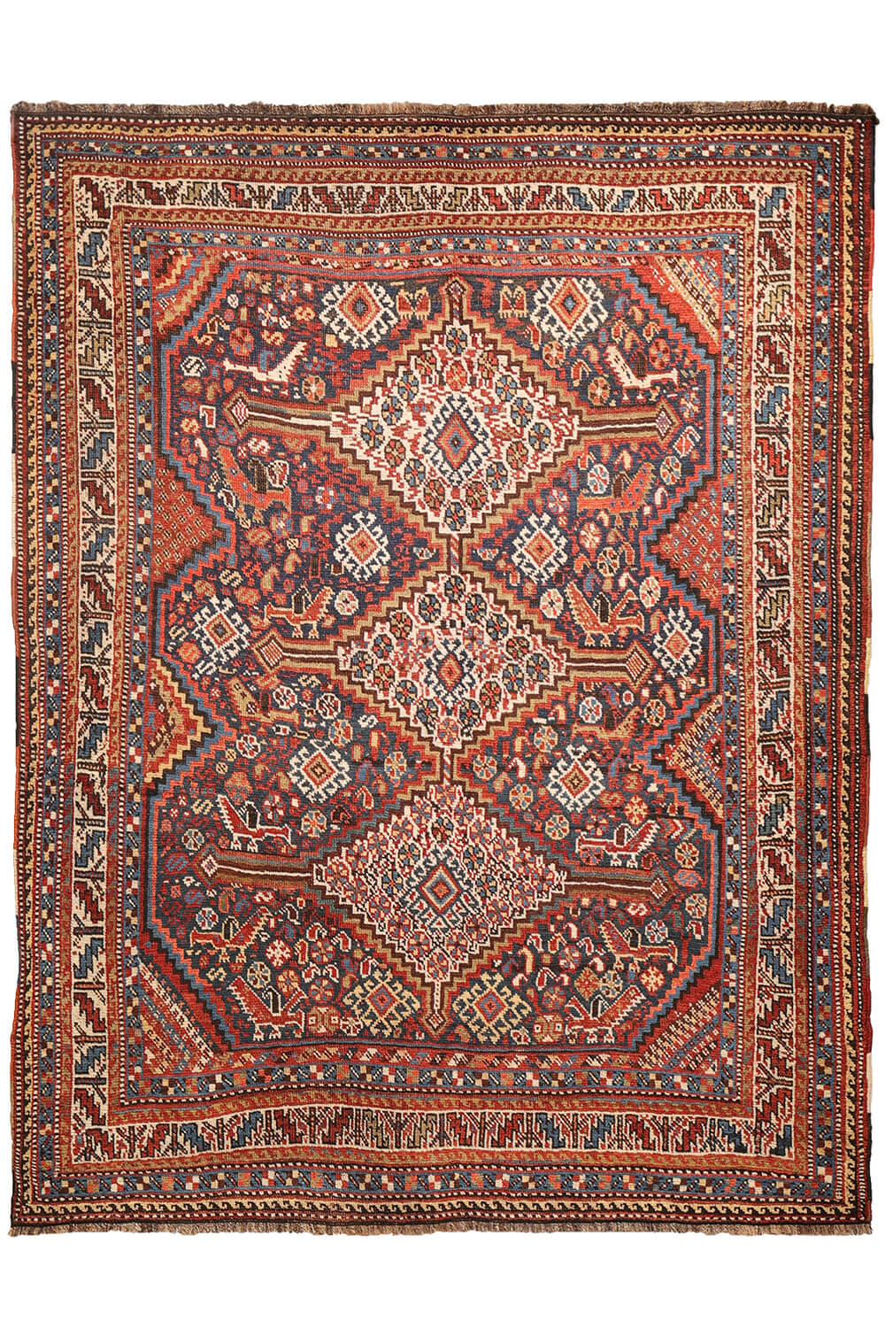 Antique Khamseh rug, Irán. 175x135 cms - Image 8