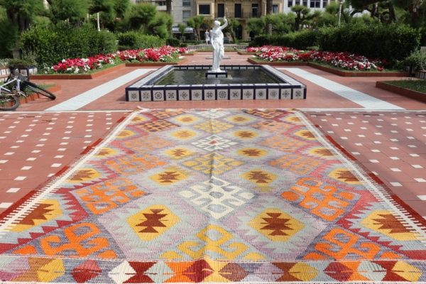 Vintage Acipayam kilim from Turkey. 248x163 cms - Image 3