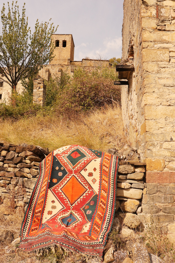 Vintage Qashqai kilim from Iran. 234x150 cms - Image 7