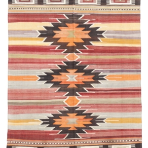 Vintage Afyon kilim from Turkey. 260x174 cms