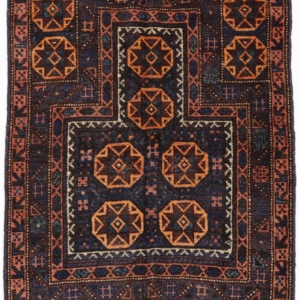 Antique Baluch rug from Afghanistan. 148x96 cms